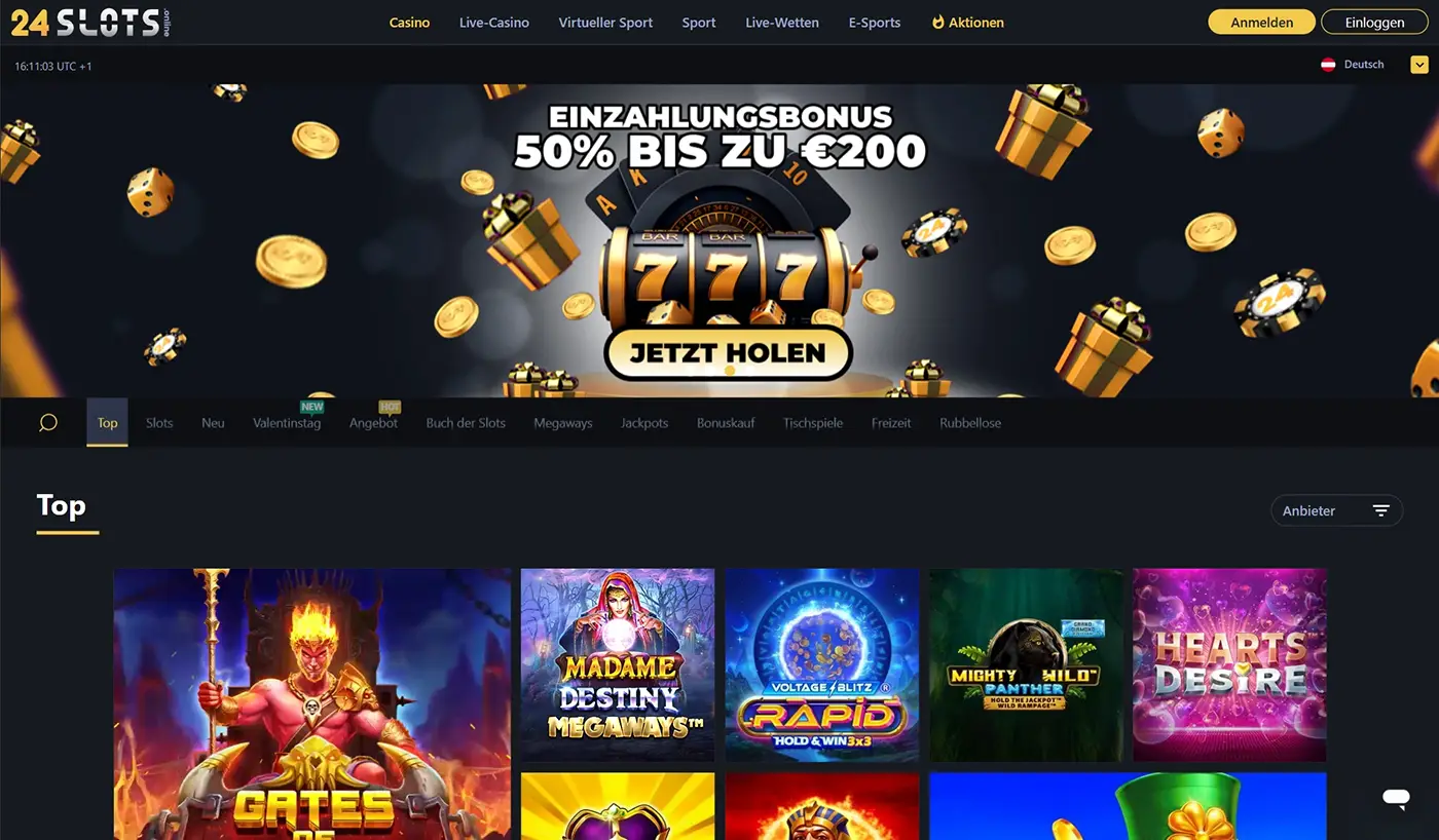 24Slots Casino Deutschland